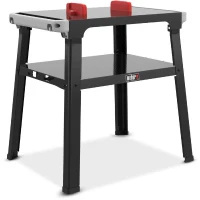 Support pour Lumin/Lumin Compact - Weber - Etagere de rangement - Deux crochets intégrés - Noir(m-3)