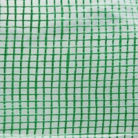 Outsunny Garden Tunnel Greenhouse winter greenhouse Floor Area 4.5 m² dim. 3L x 1.5l x 2H m Reinforced Tubular Frame Zipped Door 2 Roll-up Windows Green(m-8)