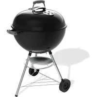 Barbecue a charbon - Weber - Bar-B-Kettle - Ø57 cm - Thermometre intégré - Acier émaillé - 9 couverts - Noir(m-1)