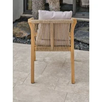 Lot de 2 fauteuils de jardin - DCB GARDEN - Serena-FT(m-4)