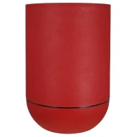 Bac a fleurs - RIVIERA - GRANIT TULIPE - Plastique - D50 x H71 cm - Rouge(m-1)