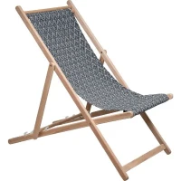 JARDIN PRIVE - Chilienne jacquard losange - toile amovible.(m-1)