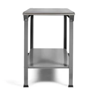 Desserte pour plancha - LIVOO - GS168G - 2 roues crantées ø 14,5 cm - Plateau supérieur 70 x 50 cm - Plateau inférieur 79 x 49 cm(m-2)