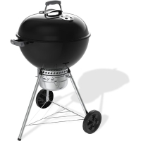 Barbecue a charbon - Weber - Original Kettle E-5730 - Ø57 cm - Thermometre intégré - Clapet d'aération - 9 couverts - Noir