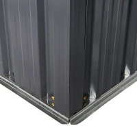 Outsunny Magazie Otel 147×86×134 cm – Cu Usi Duble si Sistem Blocare(m-16)