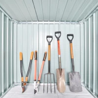 Outsunny Magazie Otel 147×86×134 cm – Cu Usi Duble si Sistem Blocare(m-15)