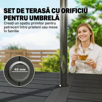 Outsunny terasă 6 locuri(m-4)