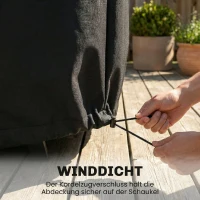 Outsunny Husă pentru leagăn de grădină 3 locuri, husă de protecție impermeabilă, rezistentă la vânt și la UV, țesătură Oxford 420D(m-6)