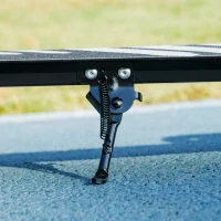 AIYAPLAY Patinete Plegable para Niños de 3-8 Años de 2 Ruedas con LED Luces Manillar de 4 Altura Ajustable Doble Frenos Negro(m-9)