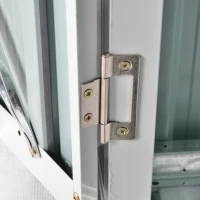 Outsunny Magazie Otel 147×86×134 cm – Cu Usi Duble si Sistem Blocare(m-12)