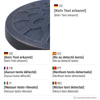 Outsunny Bază rotundă pentru umbrelă, pentru stâlpi de Ø38 și Ø48 mm, din rășină și oțel, Ø45 cm, bronz(m-8)