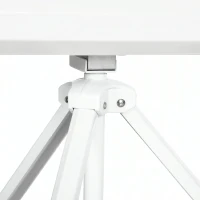 HOMCOM Ecran Proiector 84 Inch cu Trepied Reglabil, din Plastic și Metal, 200x8x118 cm, Alb(m-13)