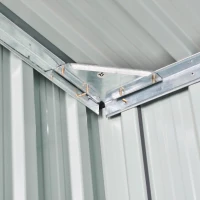 Outsunny Magazie Otel 147×86×134 cm – Cu Usi Duble si Sistem Blocare(m-11)