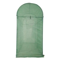 Outsunny Sera Tunel cu 2 Usi si 4 Ferestre, Cadru din Otel, Acoperire din PE, Verde, 300x100x200 cm(m-12)