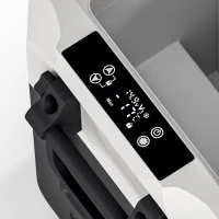 Outsunny Caixa Frigorífica com Compressor 50 L -20℃-20℃ Caixa Frigorífica Elétrica com Controlo de Temperatura de Dupla Zona APP LED Proteção de Bateria Pega Dobrável(m-9)