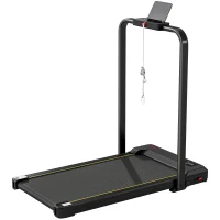 SPORTNOW Passadeira Dobrável com Inclinação Passadeira Elétrica com 2,0HP 6 km/h Ecrã LED e Controlo Remoto103x55x100 cm Preto(m-11)