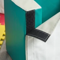 HOMCOM Set 4 Blocuri de Construcții Moi pentru Copii cu Vârsta de 1-3 Ani, Modulabile, Multicolor(m-9)