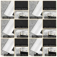 HOMCOM Rampă Pliabilă pentru Scaun cu Rotile din Aluminiu cu Strat Antiderapant și Margini, 122x73,5 cm, Negru(m-5)