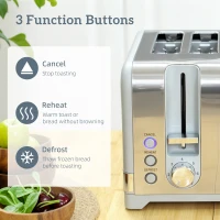 HOMCOM Wasserkocher- und Toaster-Set, 1,7L 2200W Schnellkoch-Wasserkocher mit Thermostat(m-7)