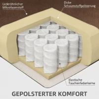 HOMCOM Fotoliu Relax cu Funcție de Ridicare, Reclinabil, cu Masaj și Încălzire din Catifea, Maro(m-7)