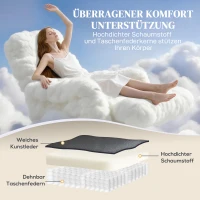 HOMCOM Fernsehsessel mit Aufstehhilfe Elektrischer Relaxsessel mit Fernbedienung, Fußstütze, Liegefunktion, Dunkelgrau(m-6)