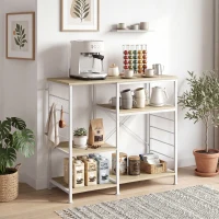 HOMCOM stație de cafea multifuncțională pentru depozitare(m-7)