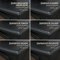 Șemineu Electric Portabil HOMCOM 1000W/2000W cu Efect de Flacără, din ABS și Sticlă Temperată, 36,5x24x45,5 cm, Negru(m-8)