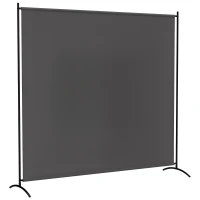 Outsunny Paravent Extérieur à Panneau Unique, Séparateur de Pièce de 180H cm avec Protection UV30+, Gris Foncé(m-11)