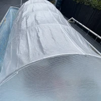 Outsunny Poly Tunnel for Garden, Walk-in Polytunnel with Door and Roll Up Windows, 6 x 3 x 2 m, White(m-10)