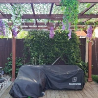 Outsunny 3.3 x 3.3 m Wooden Pergola Kit, Graden Pergola Gazebo Grape Trellis with Stable Structure for Climbing Vines, Flowers(m-8)
