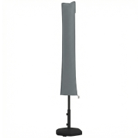 Outsunny Housse Parasol Droit Imperméable Gris Zip+Cordon