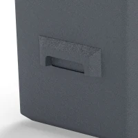 Outsunny Frigorífico Portátil Elétrico 25 L com Compressor Controlo por App Ecrã LED com Alça Modos ECO e MAX de -20℃ a +20℃ Cinza(m-7)