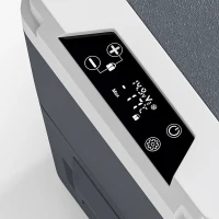 Outsunny Frigorífico Portátil Elétrico 25 L com Compressor Controlo por App Ecrã LED com Alça Modos ECO e MAX de -20℃ a +20℃ Cinza(m-6)