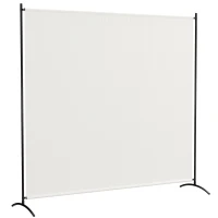 Outsunny Paravent Extérieur à Panneau Unique, Séparateur de Pièce de 180H cm avec Protection UV30+, Beige(m-12)