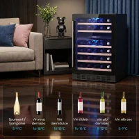 HOMCOM frigider compact adâncime mică 40 vitrină(m-9)