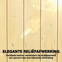 Outsunny Houten tuinkast extra hoge gereedschapsschuur met verstelbare plank magnetische deur gegalvaniseerd dak ventilatie(m-8)
