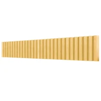 Outsunny Gartenzaun Zaun aus Holz 176 cm x 30 cm Zaunelemente Hundezaun für Garten Blumenbeete Tierbarriere(m-1)
