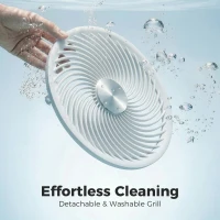 HOMCOM 20 dB Silent Standing Fan for Bedroom, 42" Pedestal Fan with Remote, 90° Oscillating, 8 Speeds, Remote Control, White(m-8)