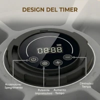 PawHut Distributore Automatico Cibo Gatti e Cani con Timer e Display LED, 1-6 Pasti al Giorno, per Cibo Secco e Umido(m-7)