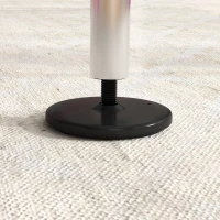 HOMCOM Barra de Gimnasia para Niños con Altura Ajustable en 5 Niveles y Anillos Entrenamiento de Gimnasia Plegable en Casa Rosa(m-9)