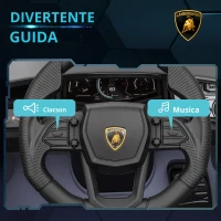 AIYAPLAY Auto Elettrica per Bambini da 3-5 Anni, Guida Dolce, Telecomando, Clacson, Plastica e Metallo, Grigio(m-4)