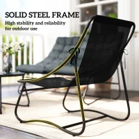 Outsunny Four-Piece Curved Seat Garden Sofa Set - Grey/Black(m-6)