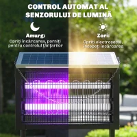 Outsunny capcană electrică insecte(m-5)