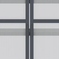 Outsunny Frühbeet Mini Gewächshaus 3 Ebenen Treibhaus Pflanzenbeet mit aufklappbarem Dach Doppeltüren aus Holz Polycarbonat wetterfest Natur 70,5 x 42 x 132 cm(m-7)