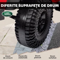 AIYAPLAY Mașină Electrică pentru Copii 3-5 Ani Land Rover Oficială 12V cu Telecomandă, Suspensii, Lumini LED, Roșie(m-7)