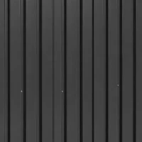 Outsunny Abrigo de Jardim 280x130x172cm Abrigo de Exterior de Aço Galvanizado com Porta Corredeira e Ventilações Cinza Escuro(m-14)