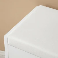 HOMCOM Set Masă de Toaletă cu Oglindă și 5 Sertare 97,2x44,5x136,5 cm și Taburet Căptușit 40x24x46 cm, Alb(m-9)