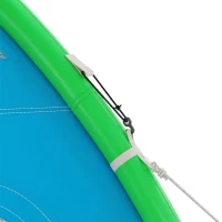 Outsunny Tenda Inflável 3 Pessoas Montagem Rápida Tenda de Camping Exterior com Bomba de Ar Janelas em Rede Teto Removível(m-5)