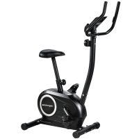 SPORTNOW Vélo d'appartement Bluetooth, App, Silencieux, 8 Niveaux Résistance Magnétique pour Maison.