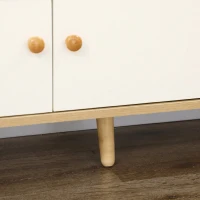 Homcom Dulap Bucatarie – Pentru Microunde cu Sertar & Rafturi Reglabile(m-8)